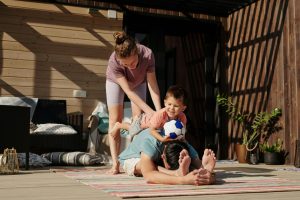 Parents prioritize health while staying active together