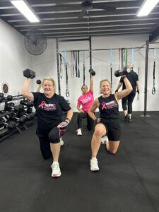 strength training session demonstrating longevity fitness for parents focused on building strength and long-term health